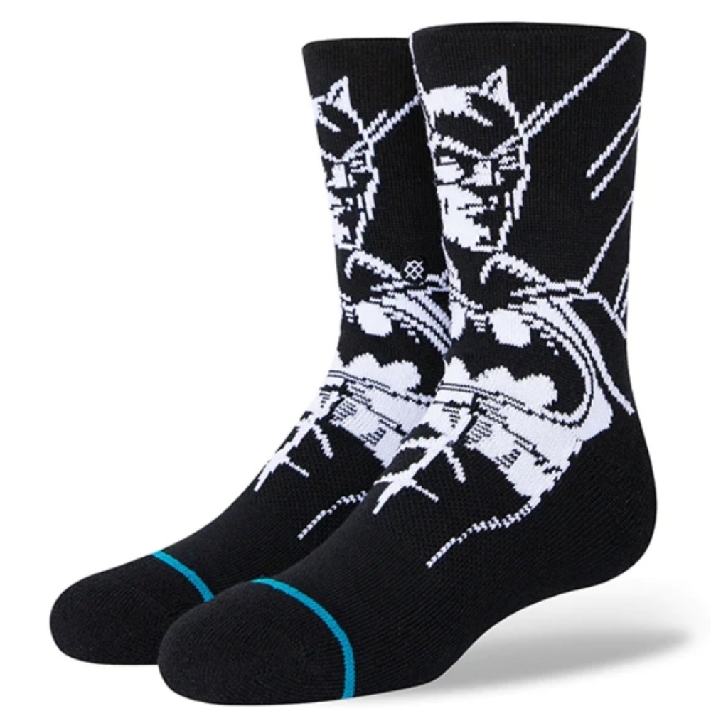 NWT Kid's The Batman Stance Crew Socks